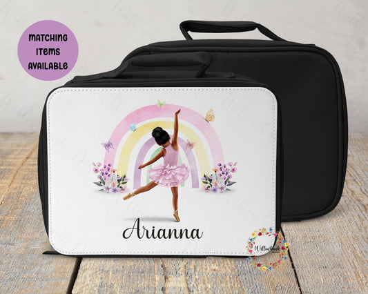 Personalised Ballerina Lunch Bag Cooler l School Lunch Box l Ballet Class l Back To School Essentials