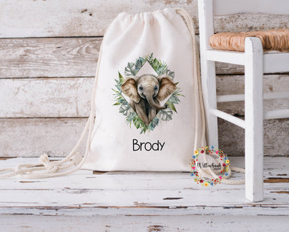 Personalised Safari Animal Bag