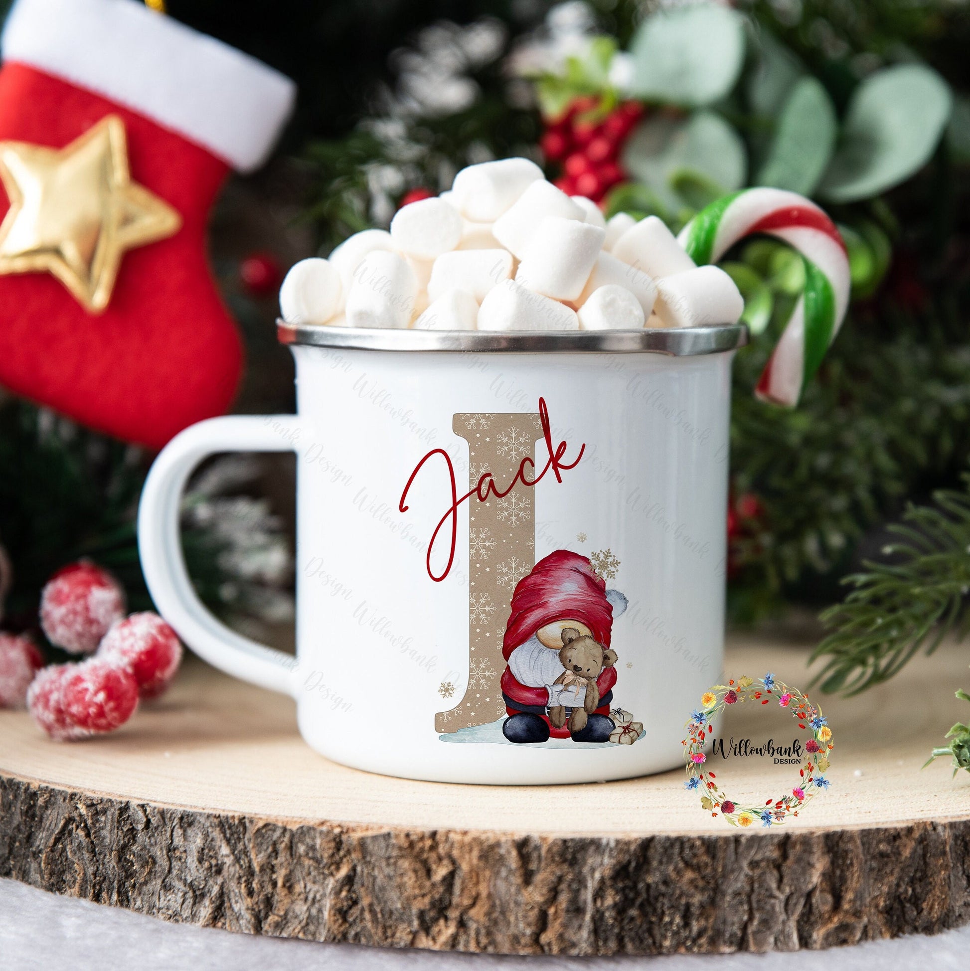 Personalised Christmas Gonk Ename