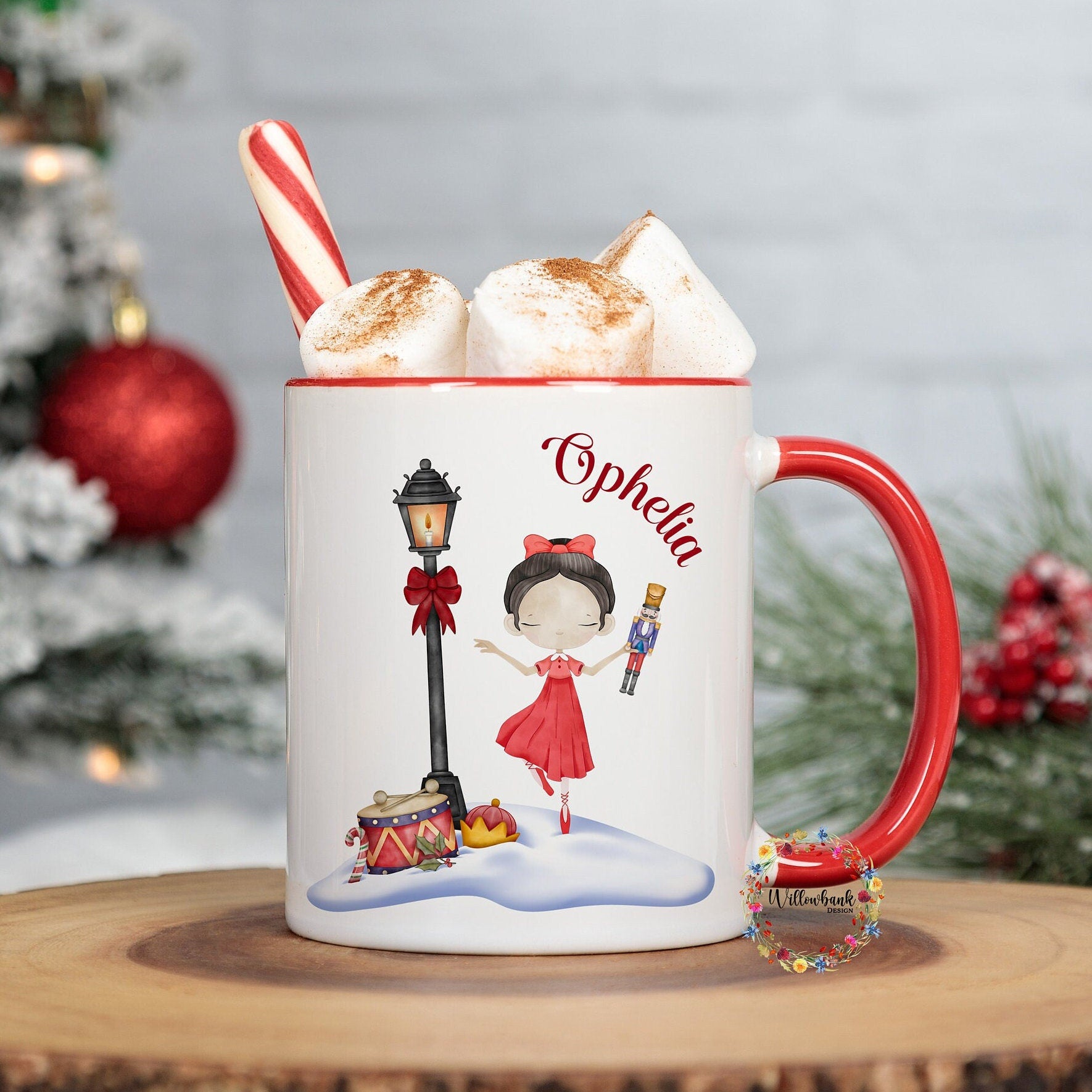 Personalised Christmas Nutcracker Ballerina 11oz Mug