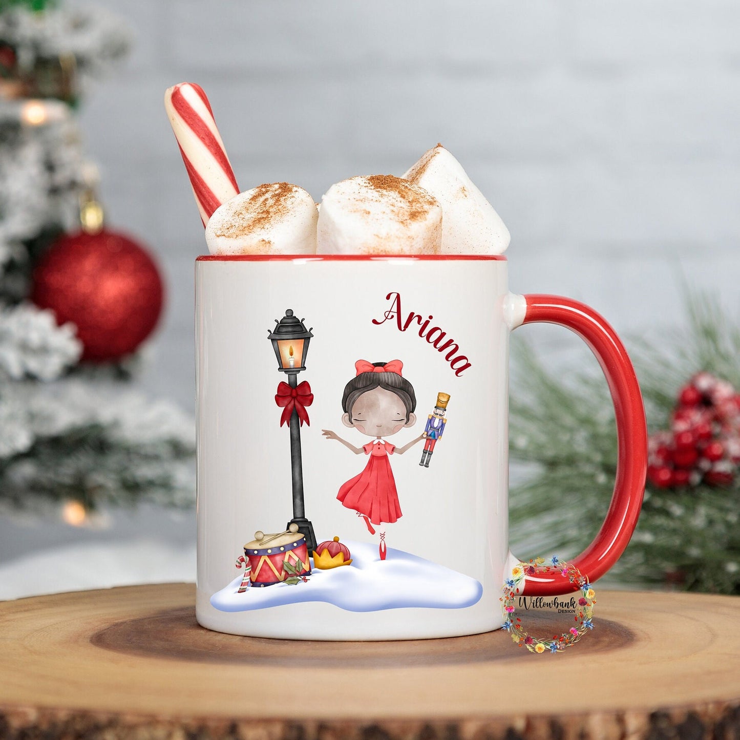 Personalised Christmas Nutcracker Ballerina 11oz Mug