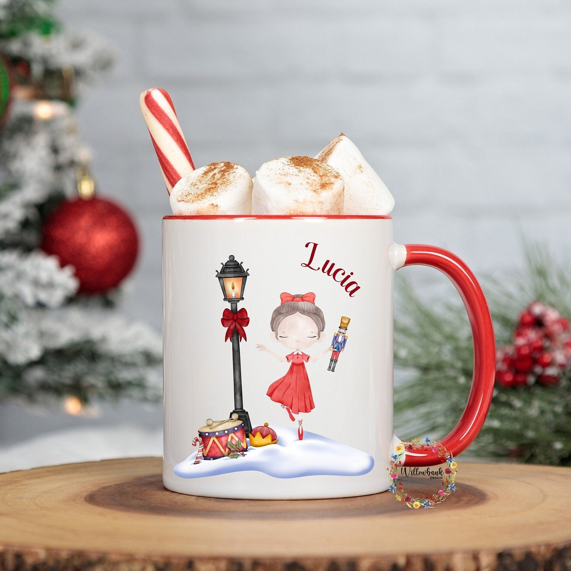 Personalised Christmas Nutcracker Ballerina 11oz Mug