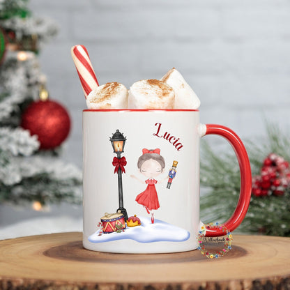 Personalised Christmas Nutcracker Ballerina 11oz Mug