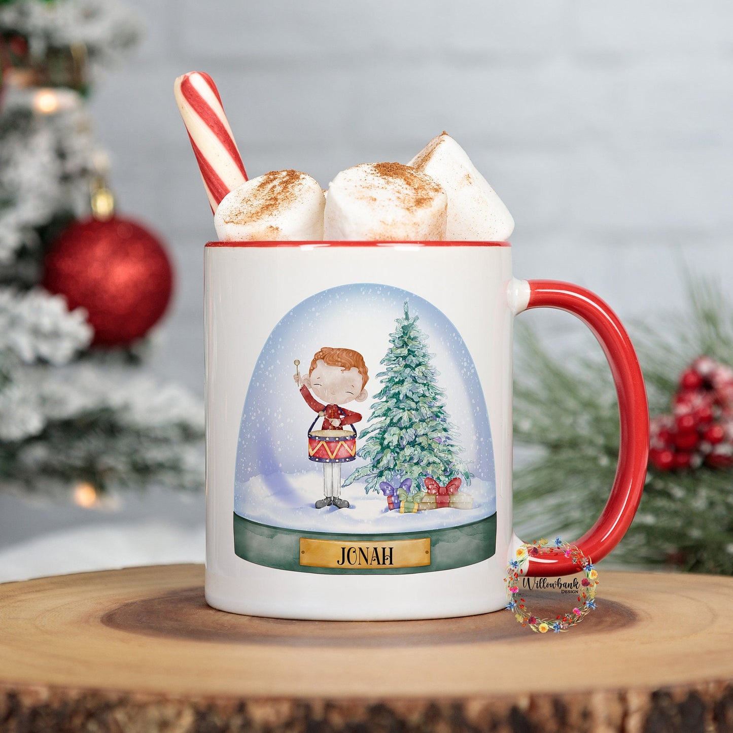 Personalised Christmas Drummer Boy 11oz Mug