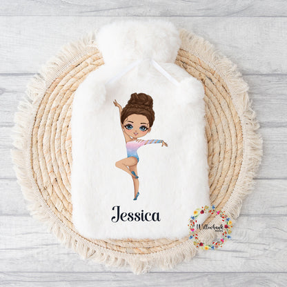 Dancer Gymnast Hot Water Bottle