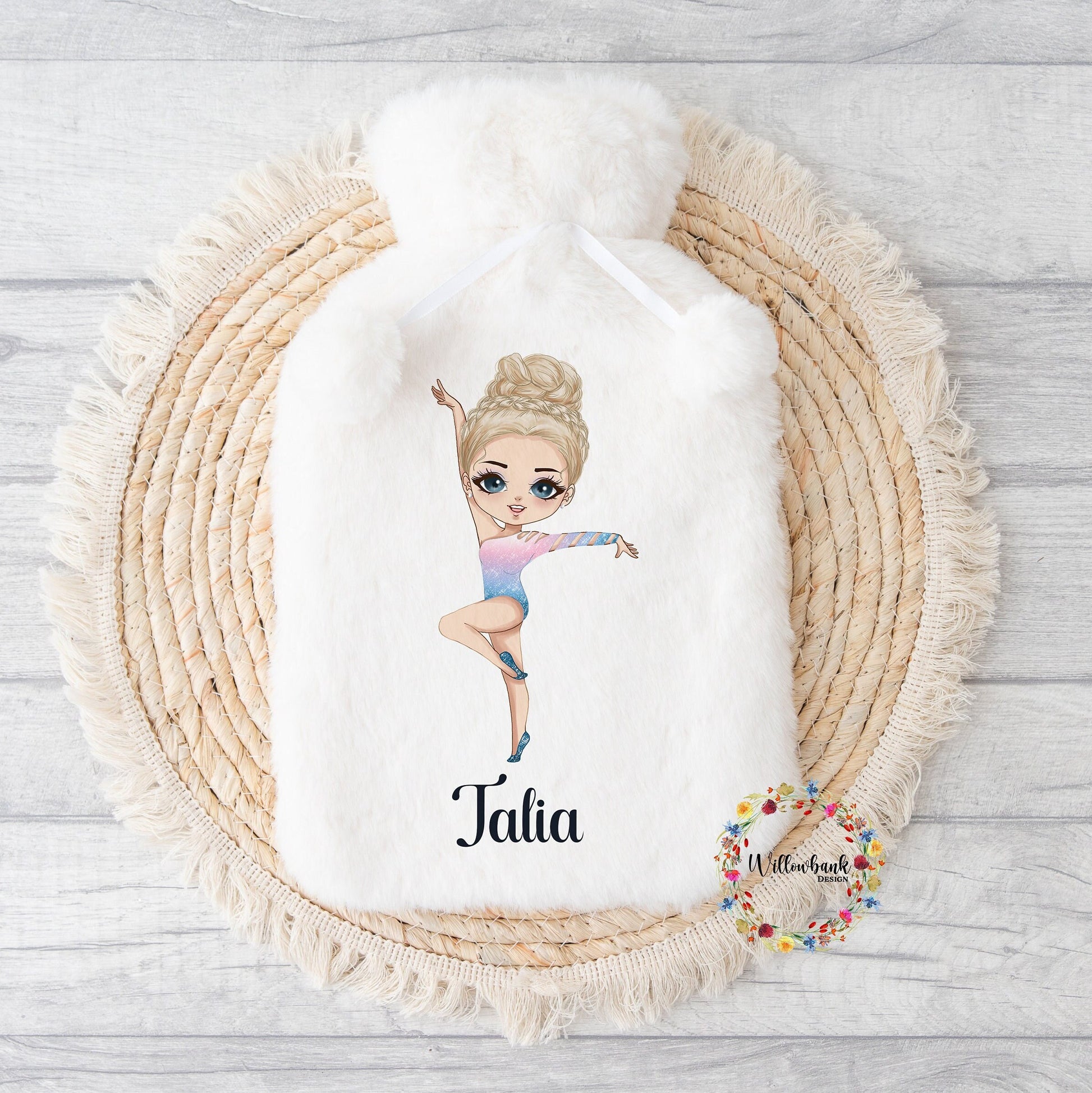 Dancer Gymnast Hot Water Bottle