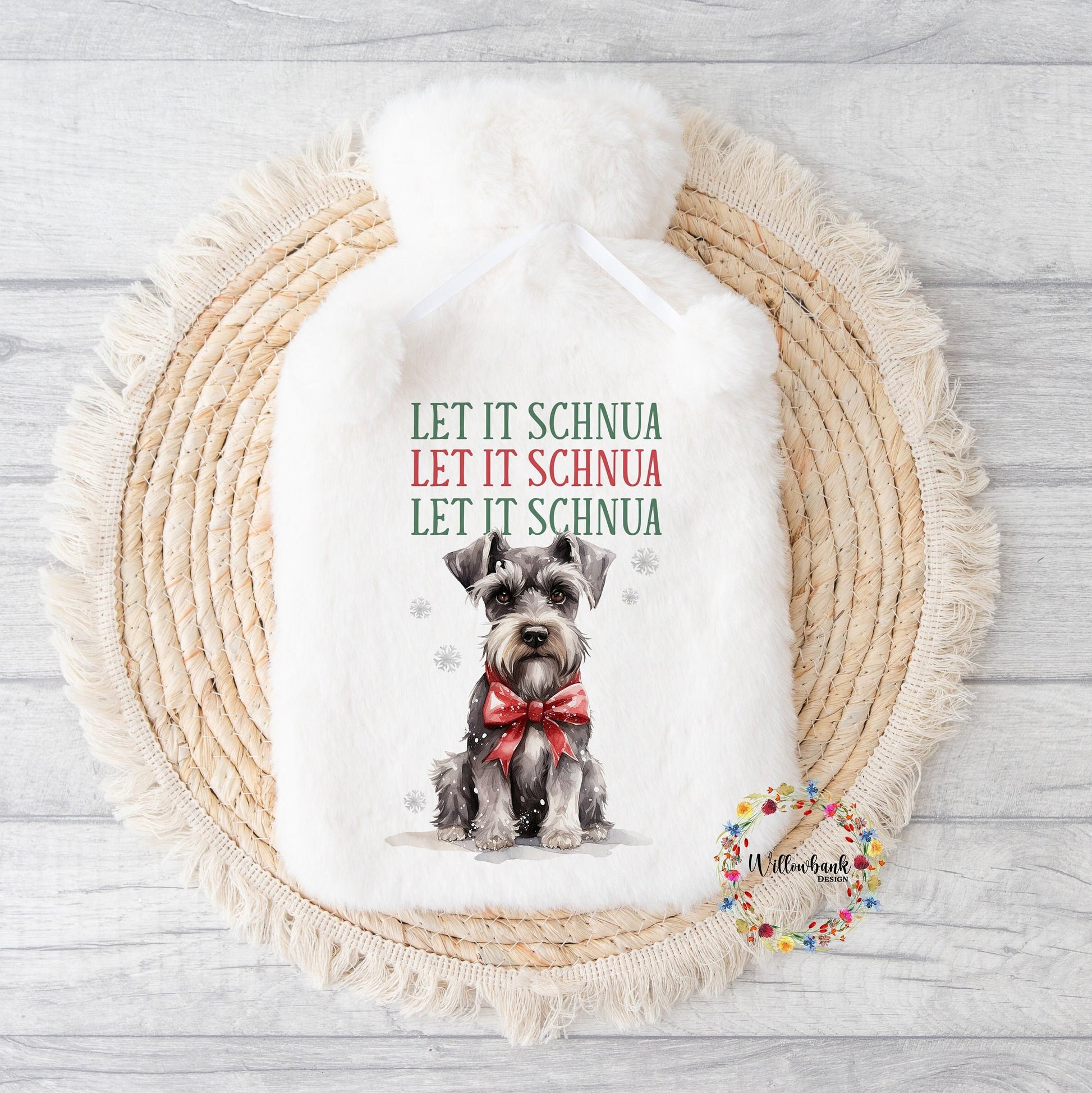 Miniature Schnauzer Hot Water Bottle