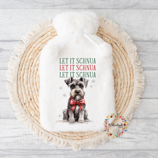 Miniature Schnauzer Hot Water Bottle