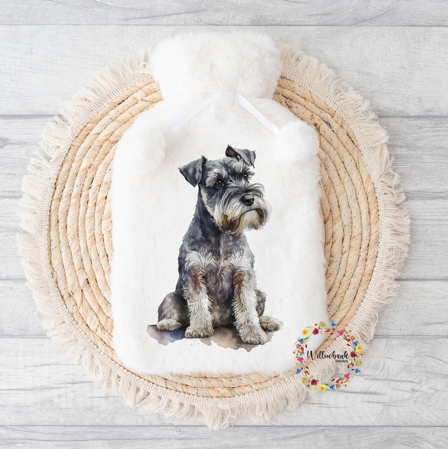 Miniature Schnauzer Hot Water Bottle