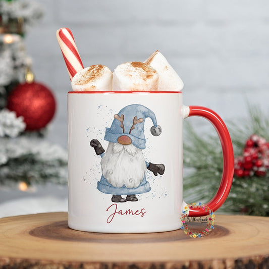 Personalised Christmas Gonk 11oz Mug