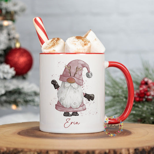 Personalised Christmas Gonk 11oz Mug