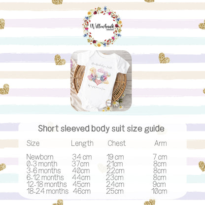 Personalised Bunny Rabbit Baby Vest l Onesie l Romper Bodysuit l Vest l New Baby Gift l Baby Shower l Unisex l Baby Boy l Baby Girl