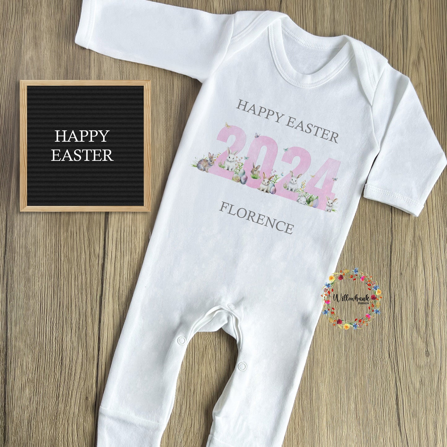 Happy Easter Baby Grow