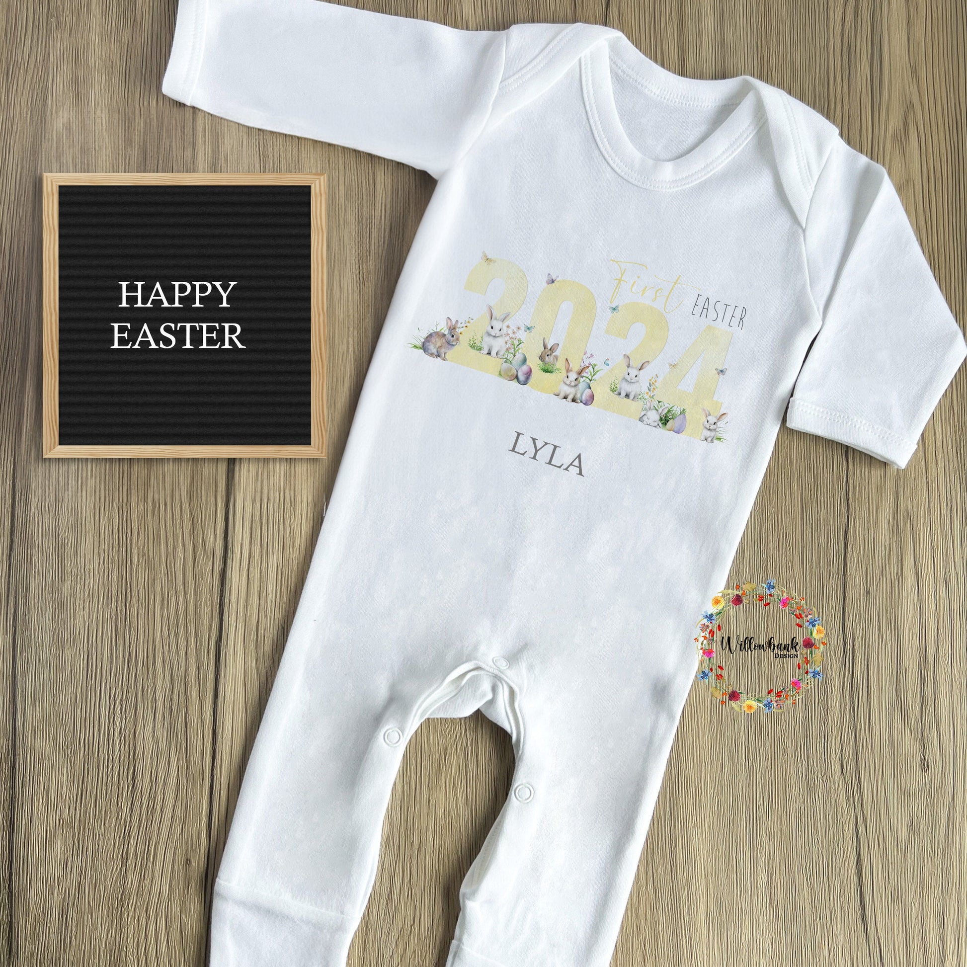 First Easter Baby Grow