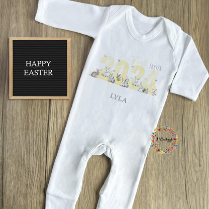 First Easter Baby Grow