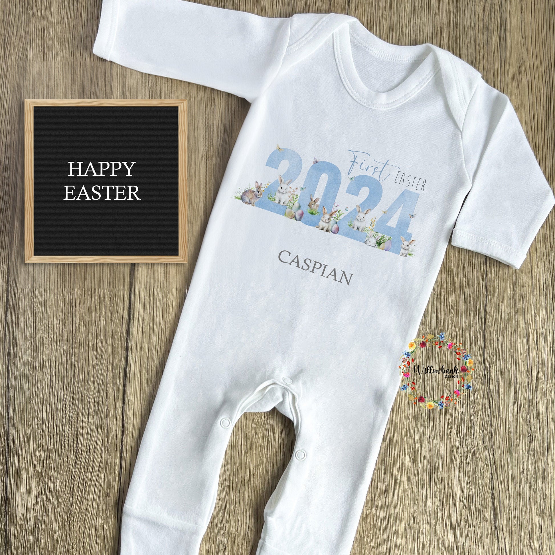 First Easter Baby Grow