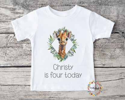 Personalised Happy Birthday Safari Anima