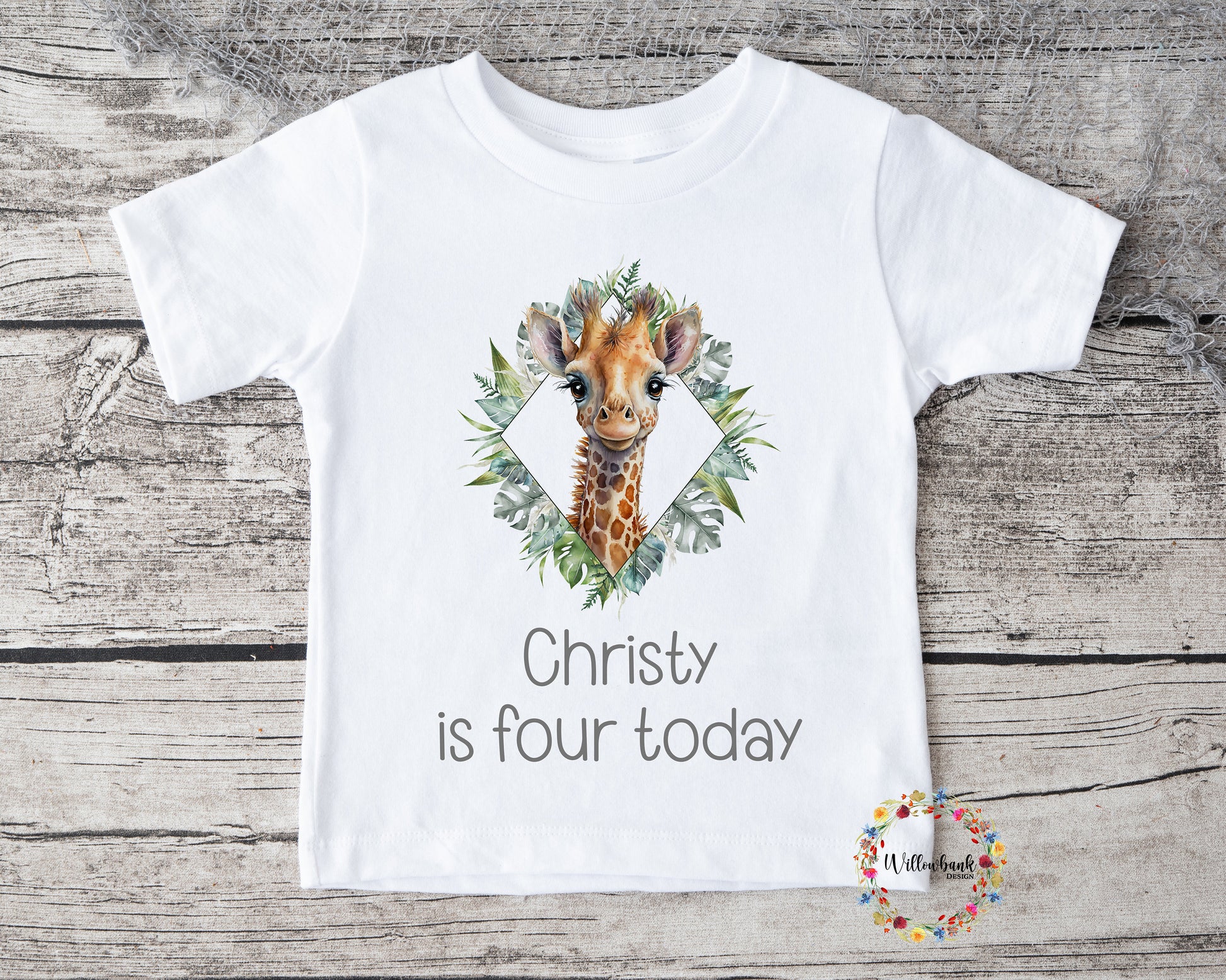 Personalised Happy Birthday Safari Anima