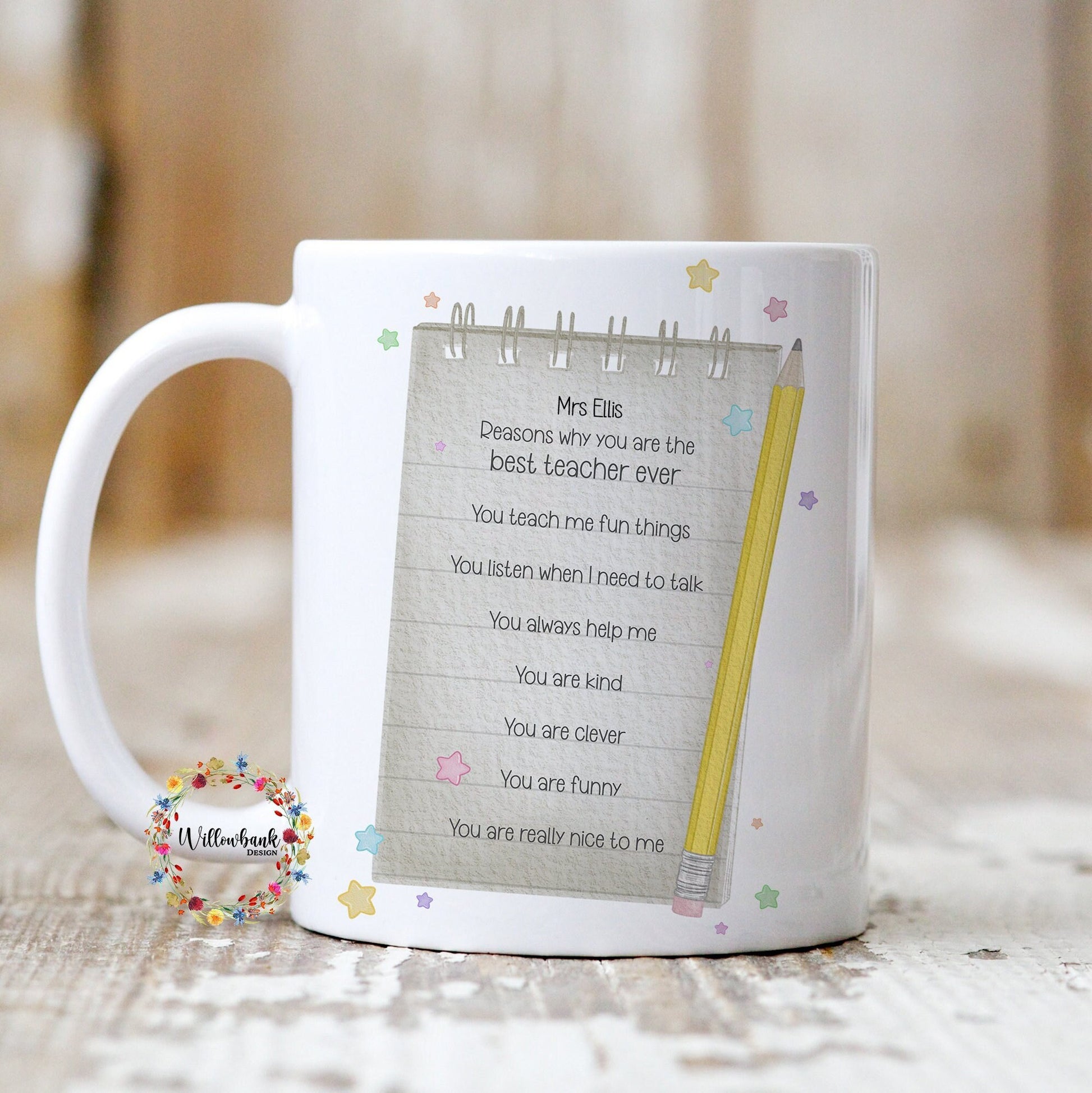 Reasons Why You Are The Best Teacher 11oz Mug l Teacher Gift l Teaching Assistant l Nursery Present l School Leaver