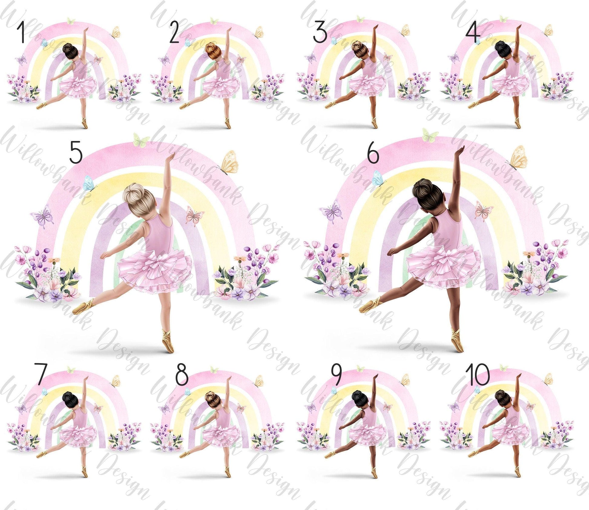 Personalised Matching Ballerina Water Bottle & Lunch Bag Cooler
