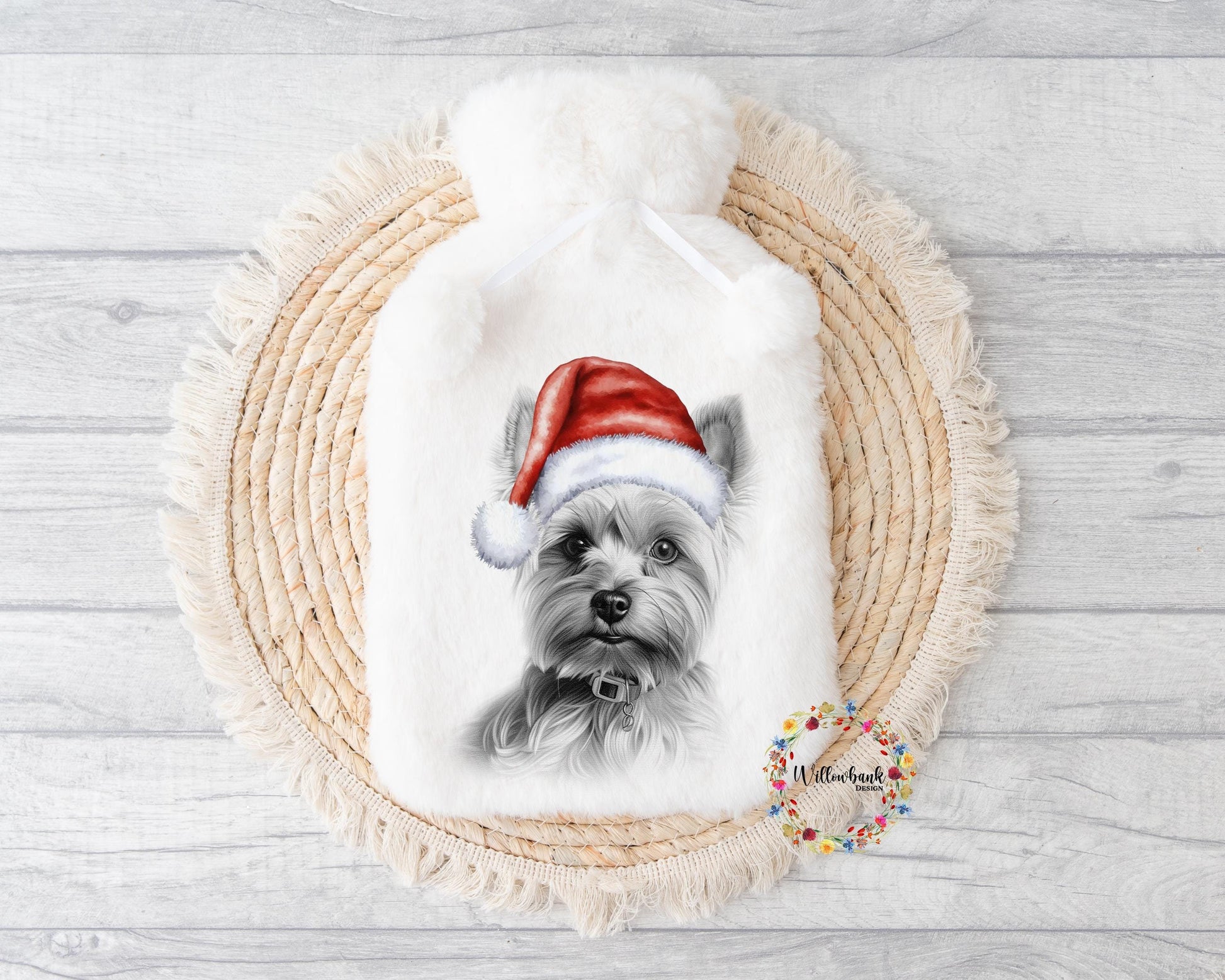 Yorkshire Terrier Hot Water Bottle l Christmas Gift Idea l Stocking Filler l Dog Lover Gift l Puppy Present l Dog Mama l Yorkie