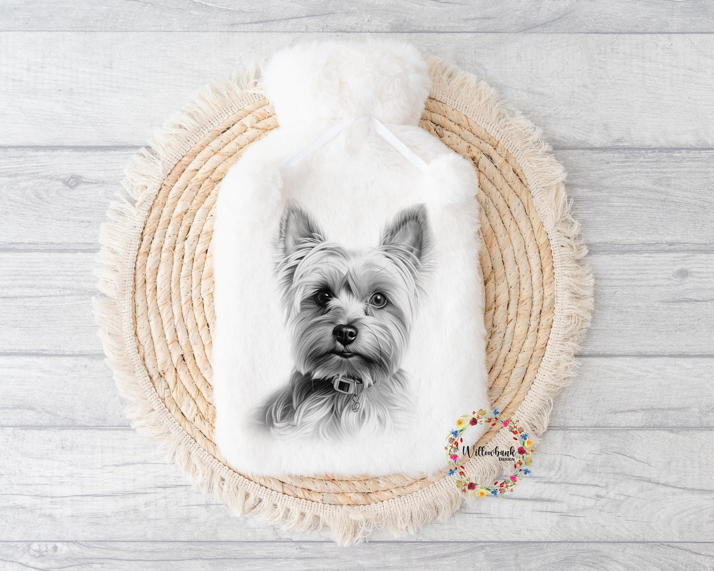 Yorkshire Terrier Hot Water Bottle l Christmas Gift Idea l Stocking Filler l Dog Lover Gift l Puppy Present l Dog Mama l Yorkie