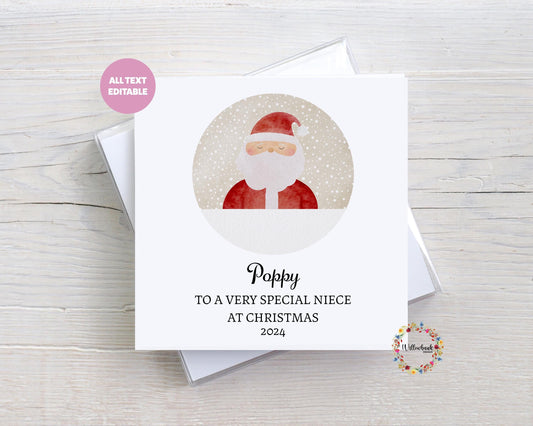 Children's Christmas Card l Santa l Reindeer l Christmas Card For Child l Keepsake l Son Daughter Grandson Grandaughter