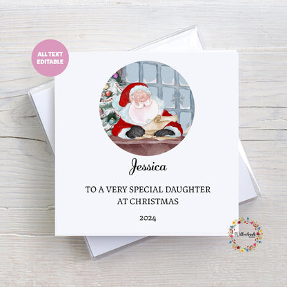 Santa Claus Christmas Card