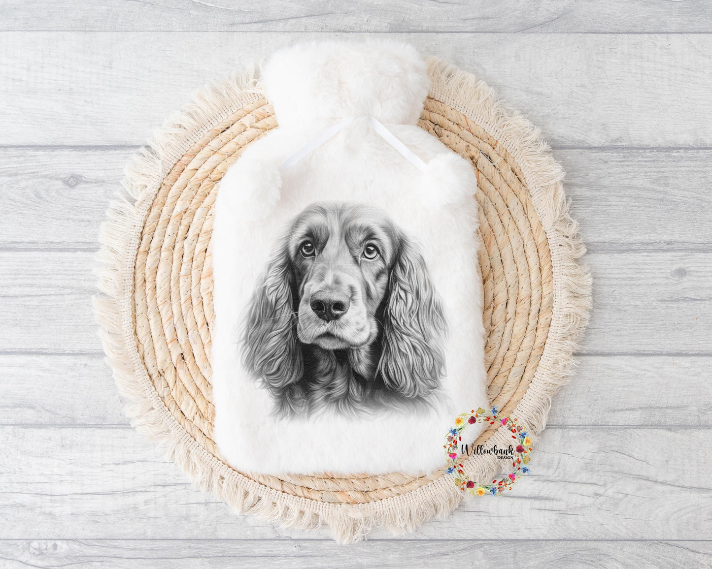 Cocker Spaniel Hot Water Bottle l Christmas Gift Idea l Stocking Filler l Dog Lover Gift l Puppy Present l Dog Mama