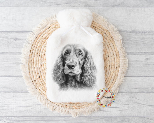 Cocker Spaniel Hot Water Bottle l Christmas Gift Idea l Stocking Filler l Dog Lover Gift l Puppy Present l Dog Mama