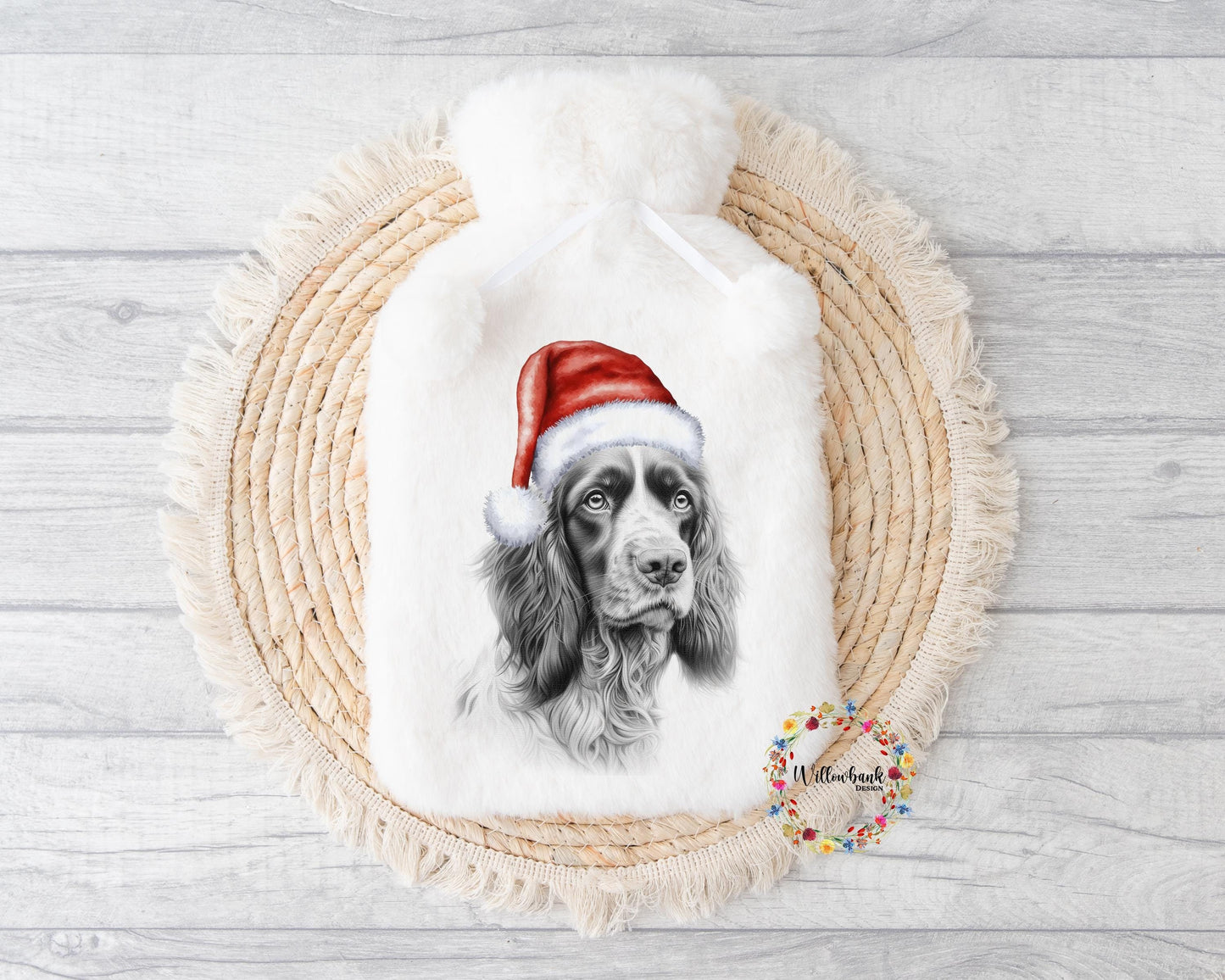 Springer Spaniel Hot Water Bottle l Christmas Gift Idea l Stocking Filler l Dog Lover Gift l Puppy Present l Dog Mama