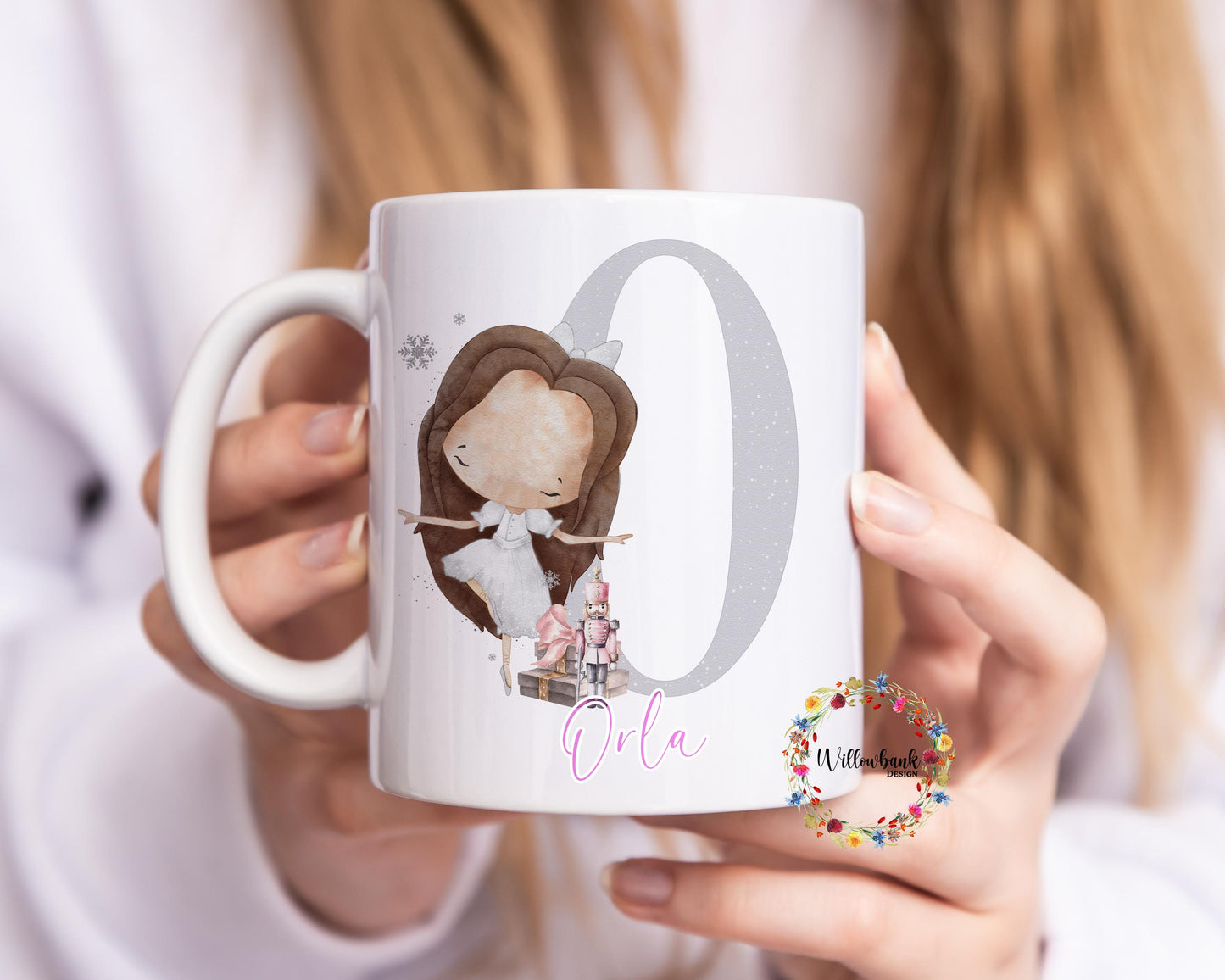 Personalised Christmas Nutcracker Ballerina Mug