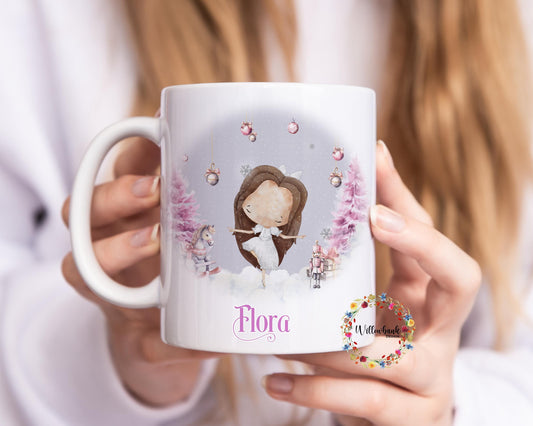 Personalised Christmas Nutcracker Ballerina Mug