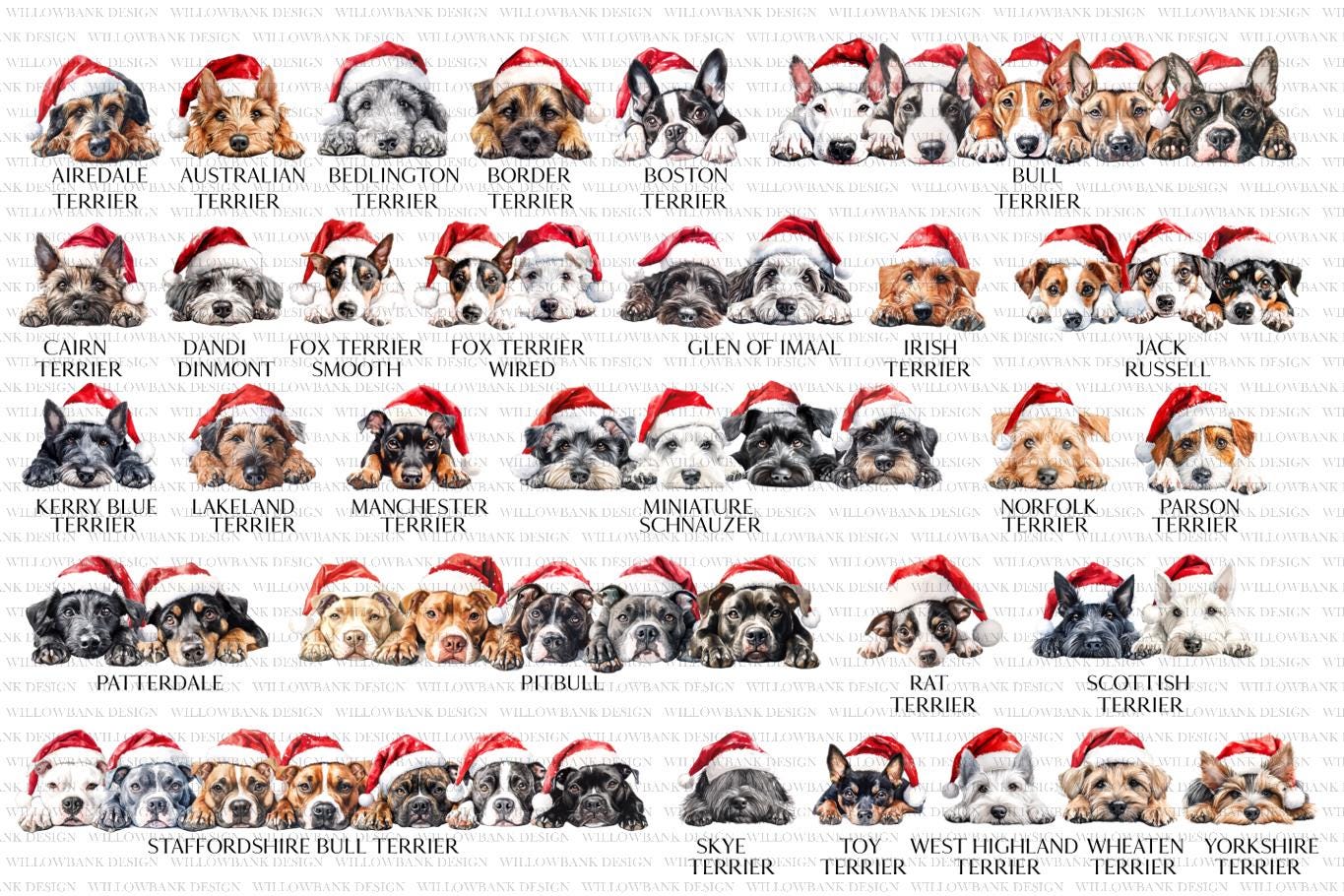 Custom Personalised Christmas Dog Cushion