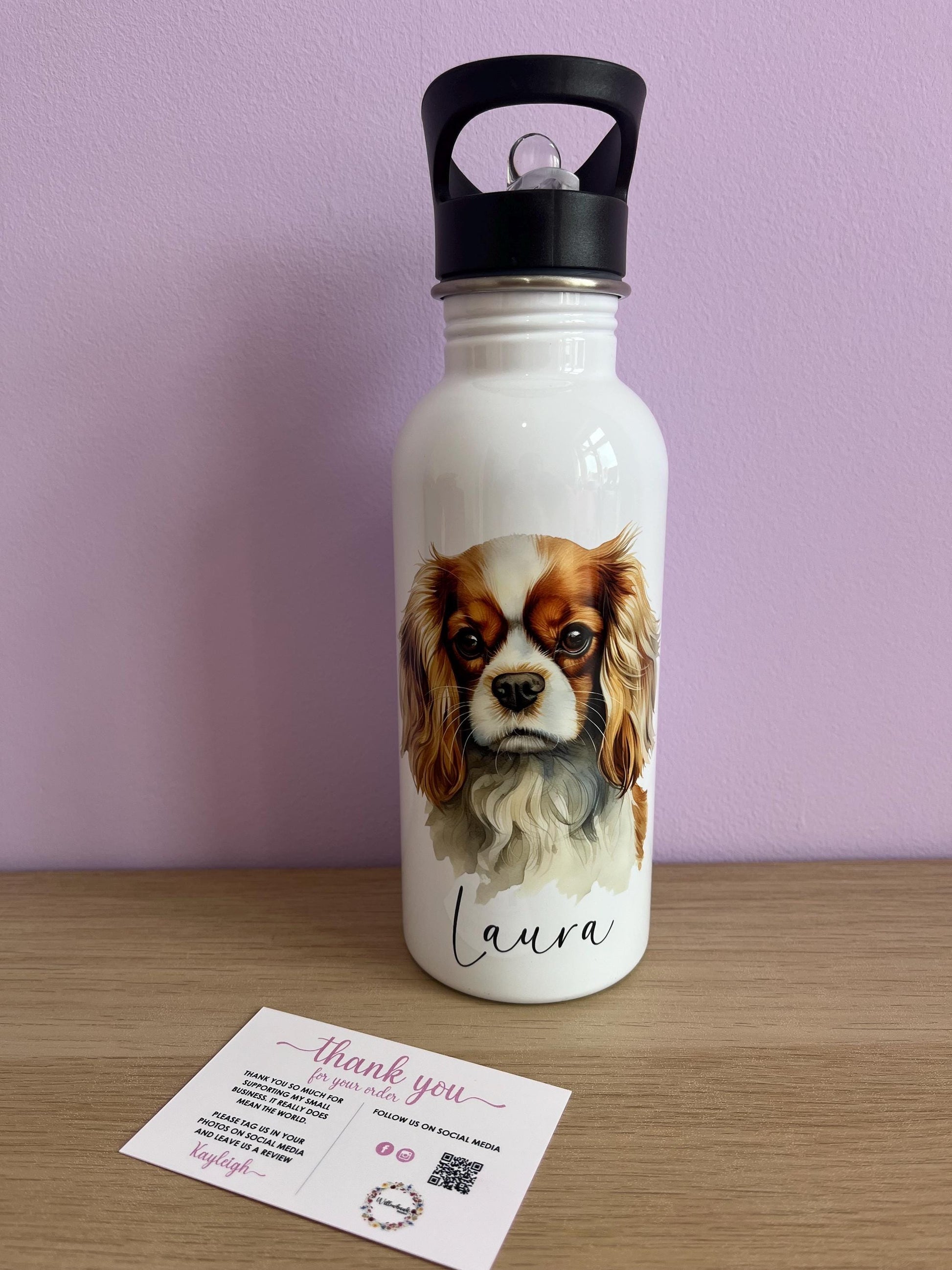 Cavalier King Charles Spaniel Drink Bottle