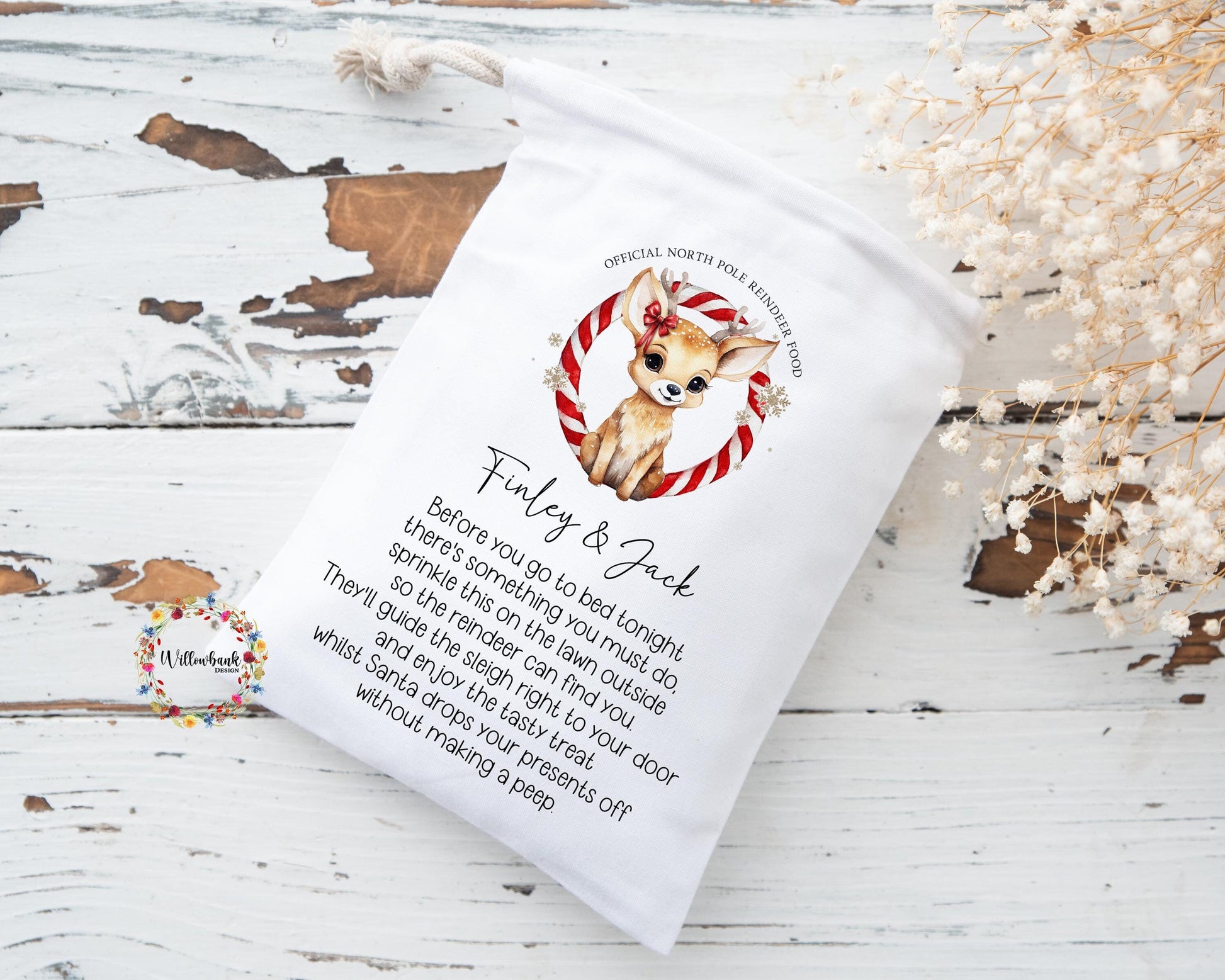 Personalised Official North Pole Reindeer Food