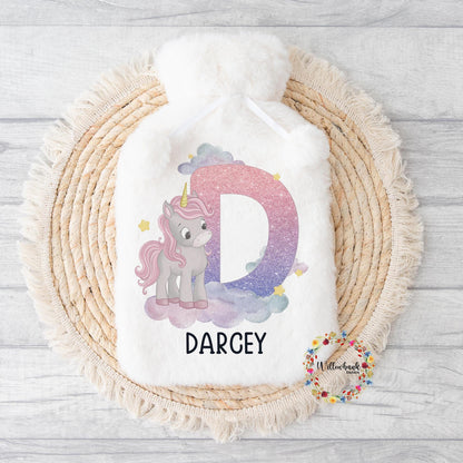 Personalised Unicorn Hot Water Bottle