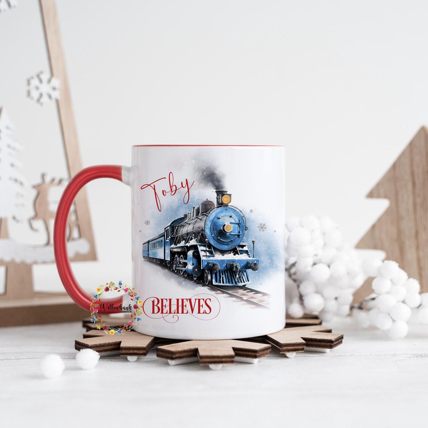Personalised Christmas Express Mug | Stocking Filler | Polar Train Express | The North Pole