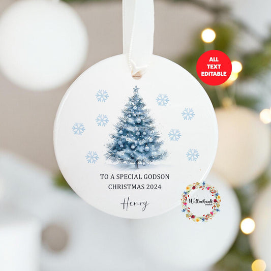 Personalised Christmas Tree Decoration