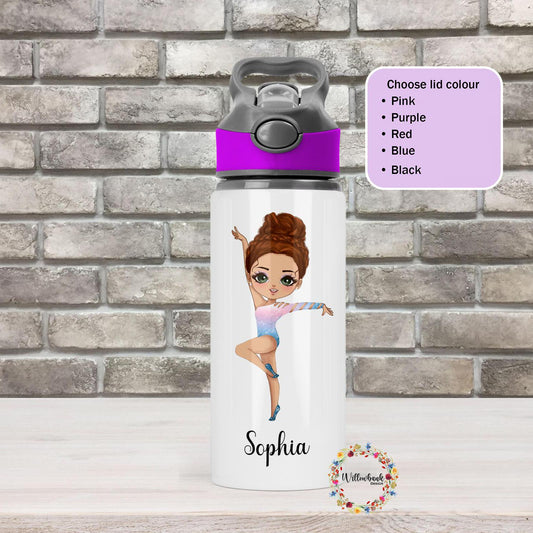Personalised Gymnastics Water Bottle