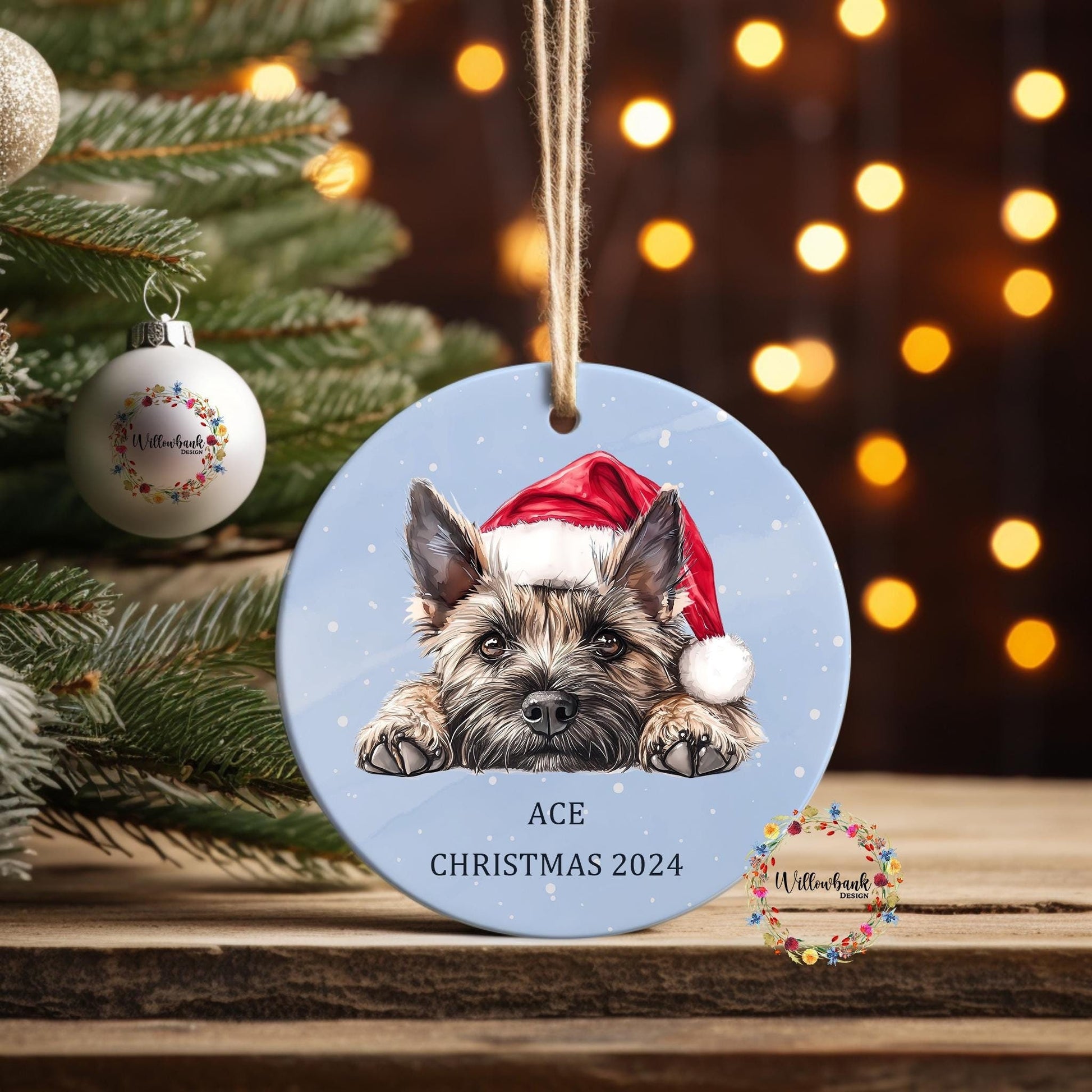 Custom Dog Christmas Tree Decoration