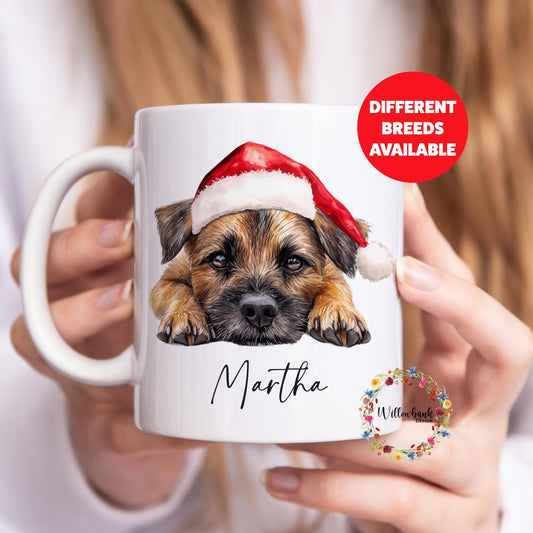 Personalised Custom Dog Christmas 11oz Mug