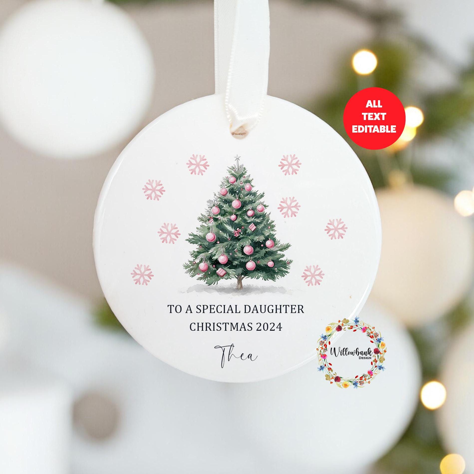 Personalised Christmas Tree Decoration