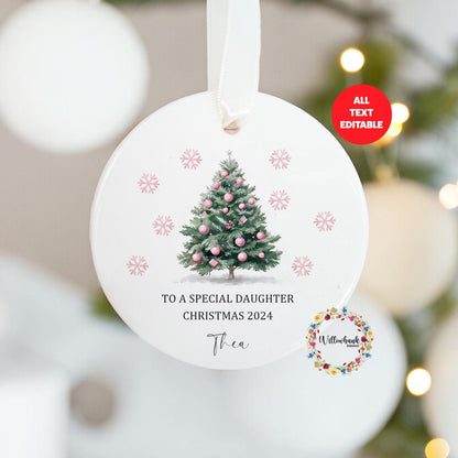Personalised Christmas Tree Decoration