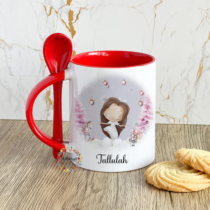 Personalised Clara Nutcracker Mug & Spoon