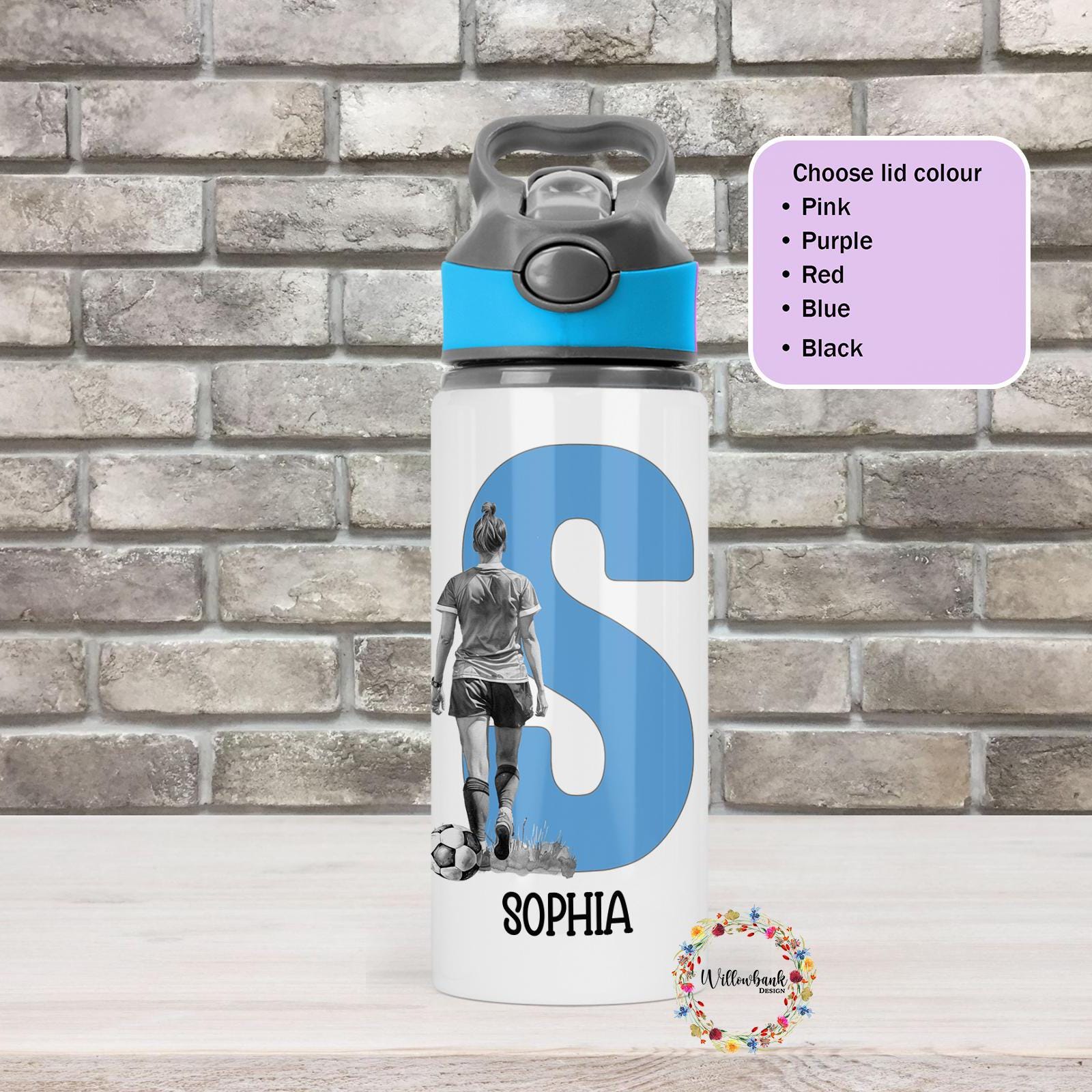 Personalised Football Water Bottle l Drinking Bottle