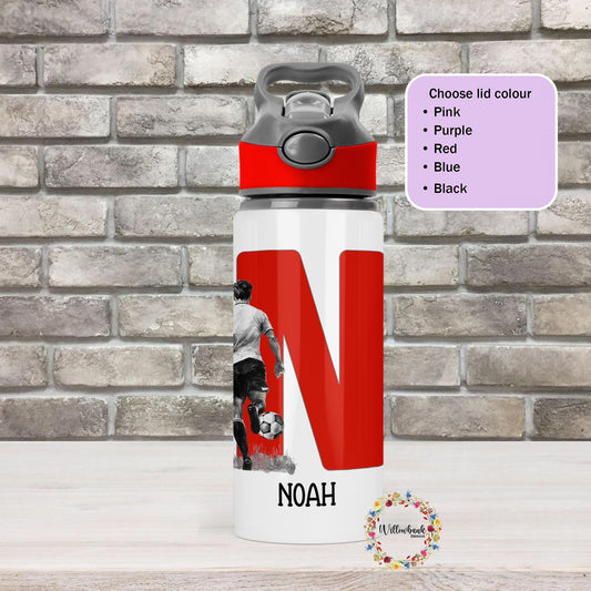 Personalised Football Water Bottle l Drinking Bottle