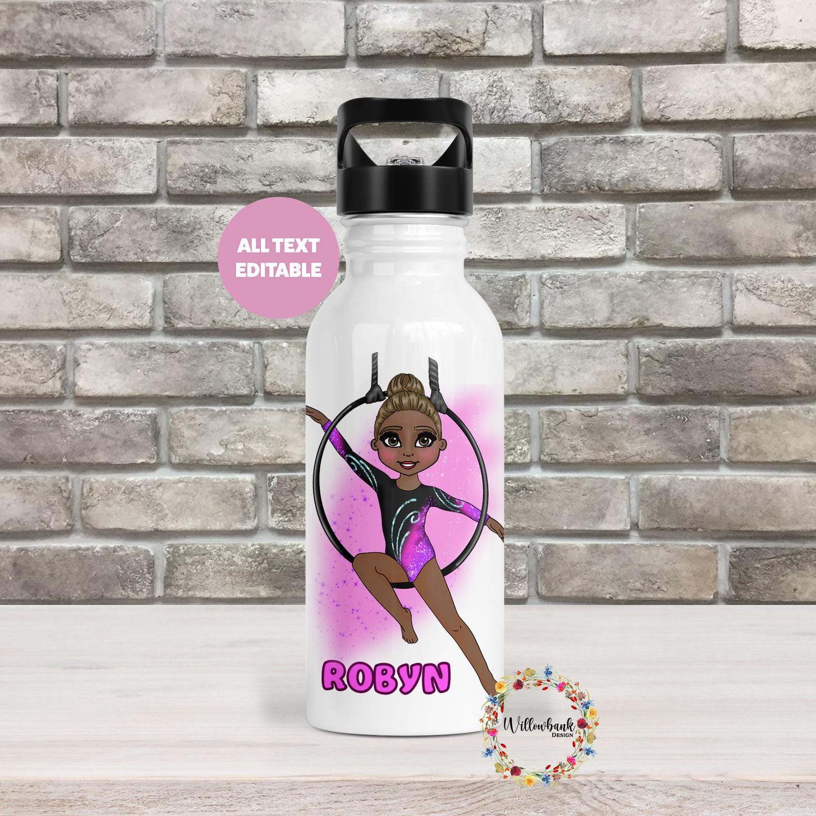Personalised Ballerina Water Bottle l Ballet Drinkware l Schoo