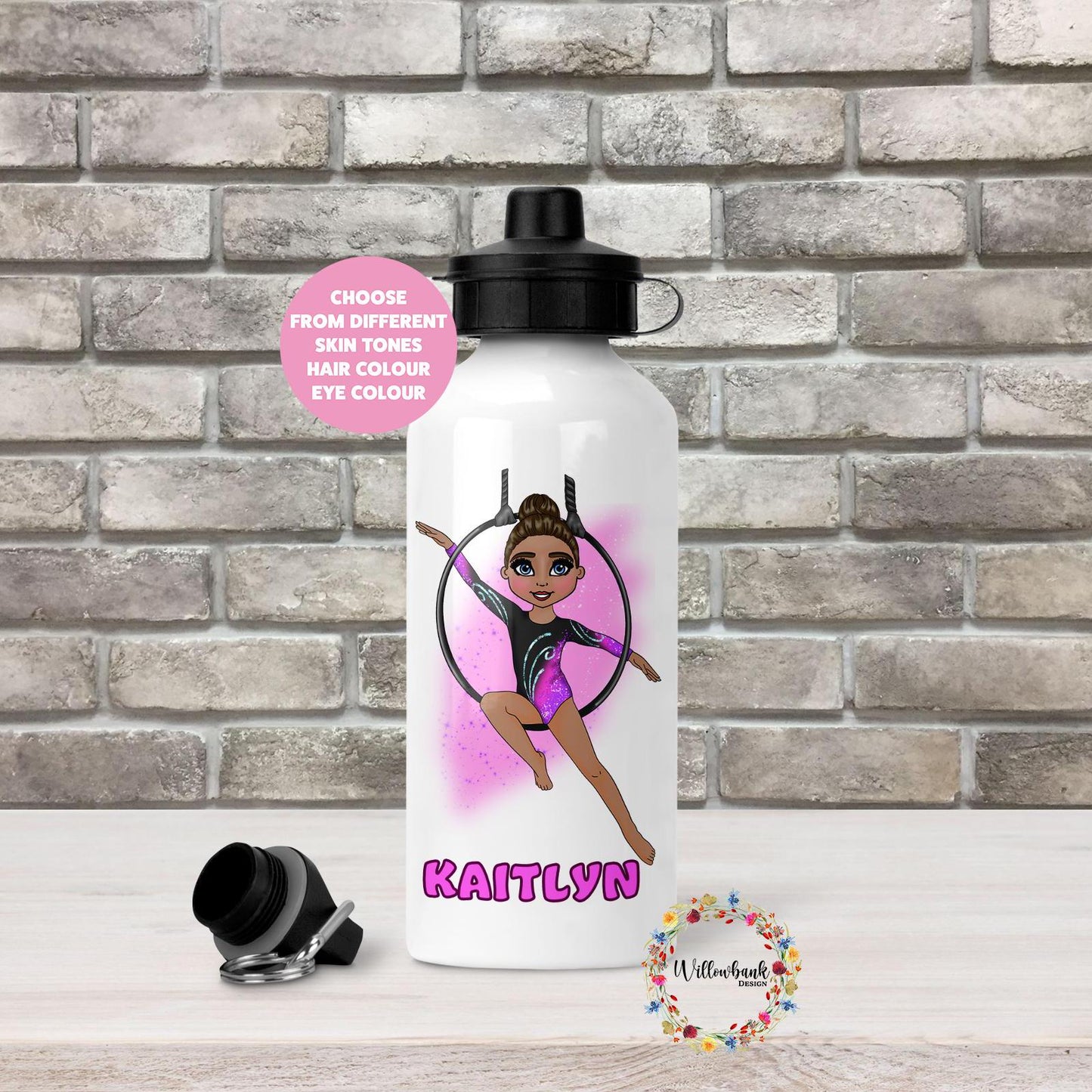 Personalised Ballerina Water Bottle l Ballet Drinkware l Schoo