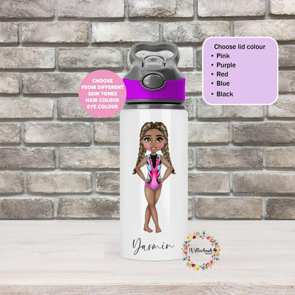 Personalised Gymnastics Water Bottle